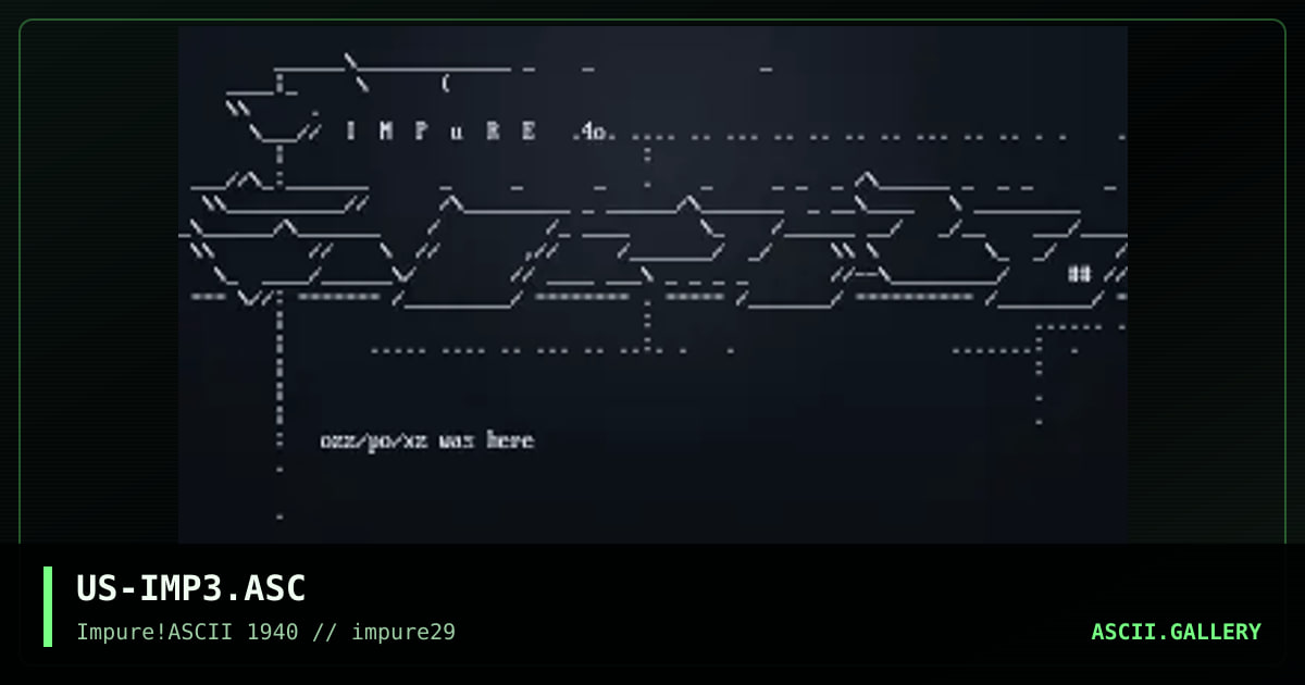 US-IMP3.ASC, by pogue, xzip, ozzeth, 2002