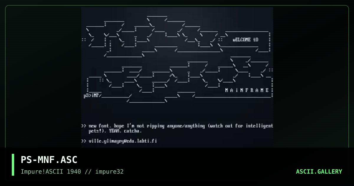 PS-MNF.ASC, by podsi, 2002