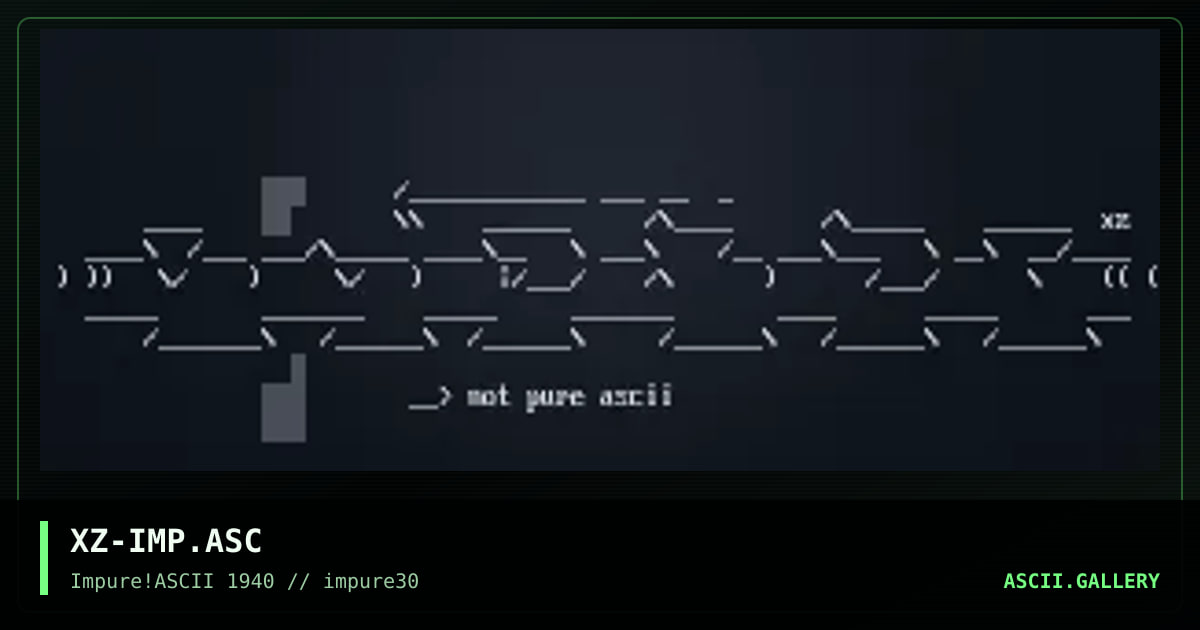 XZ-IMP.ASC, by xzip, 2002