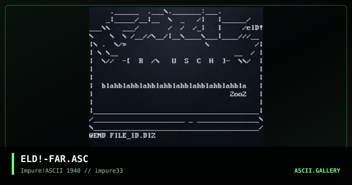 ELD!-FAR.ASC, by elend, 2002