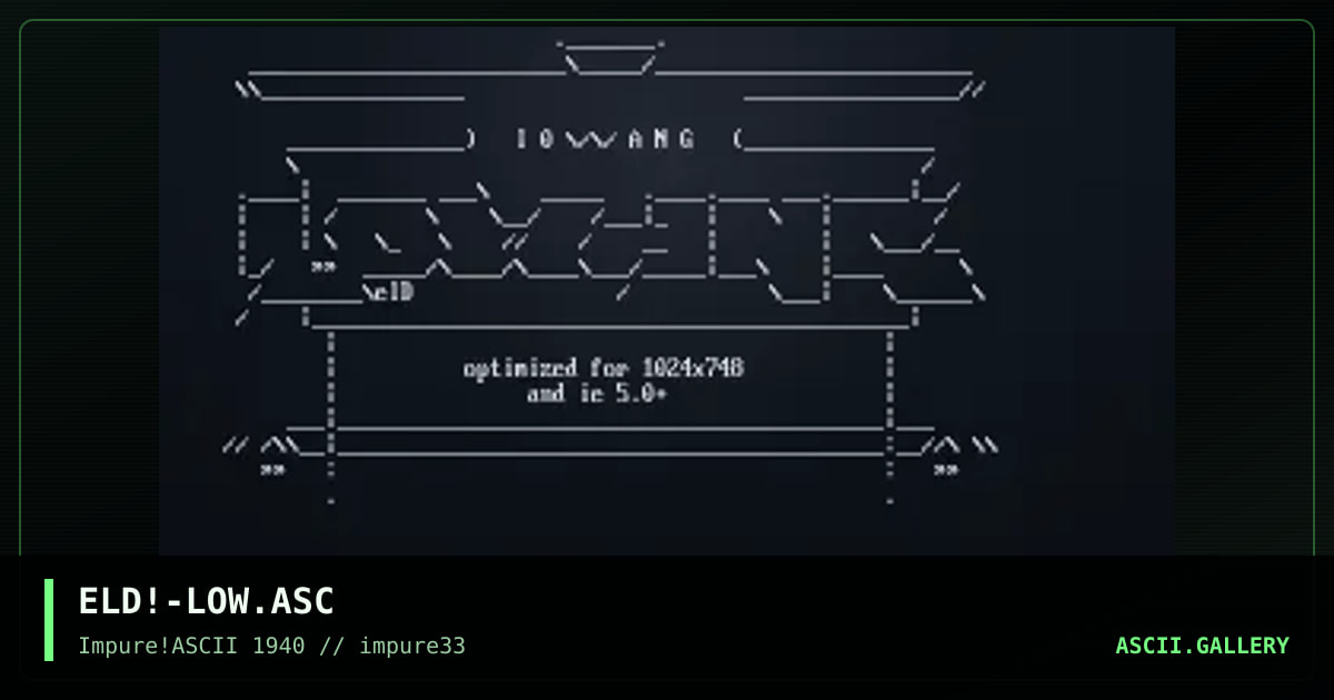 ELD!-LOW.ASC, by elend, 2002
