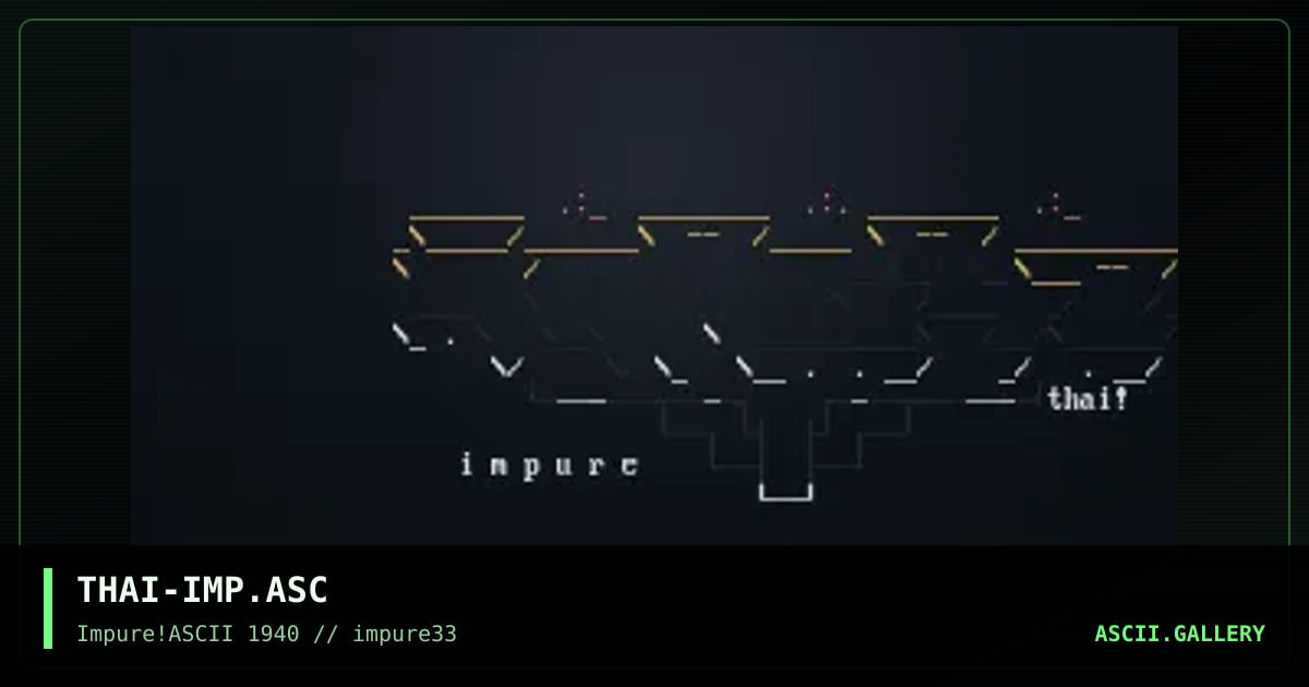 THAI-IMP.ASC, by thaione, 2002