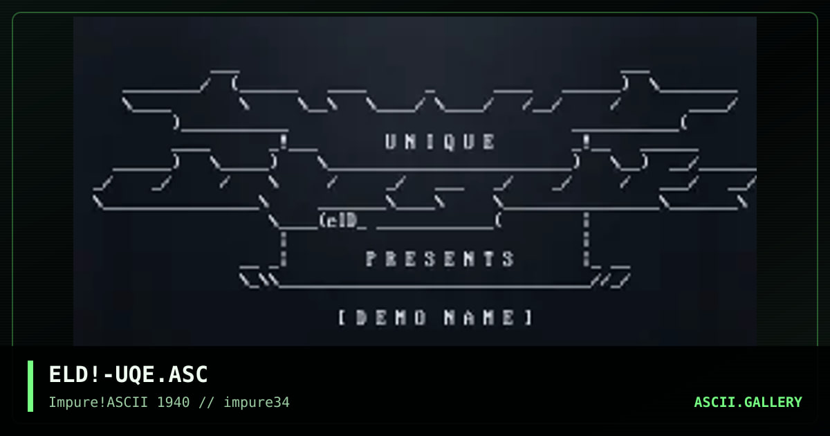 ELD!-UQE.ASC, by elend, 2003