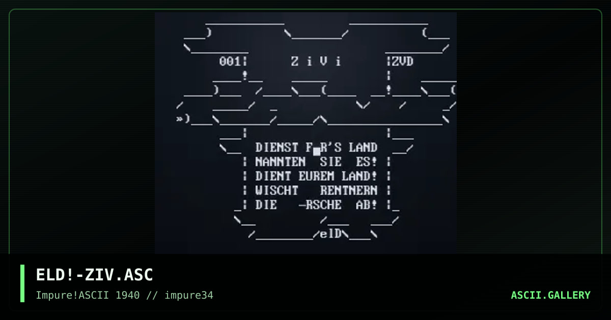 ELD!-ZIV.ASC, by elend, 2003