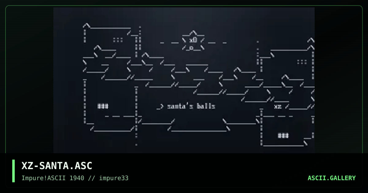 XZ-SANTA.ASC, by xzip, 2002