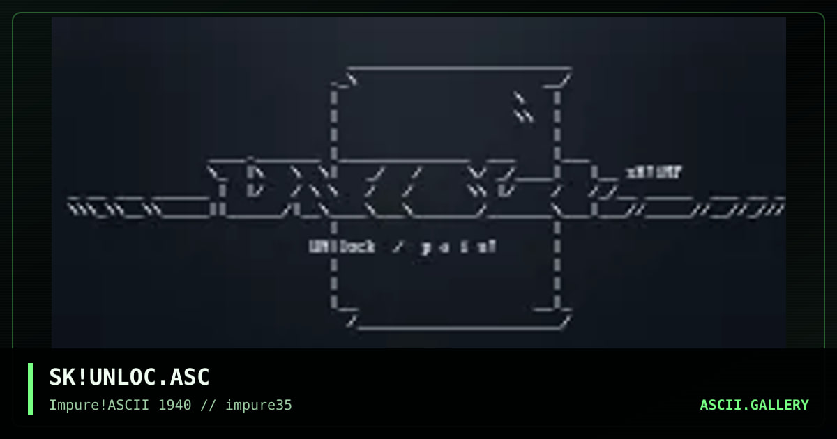 SK!UNLOC.ASC, by simonking, 2003