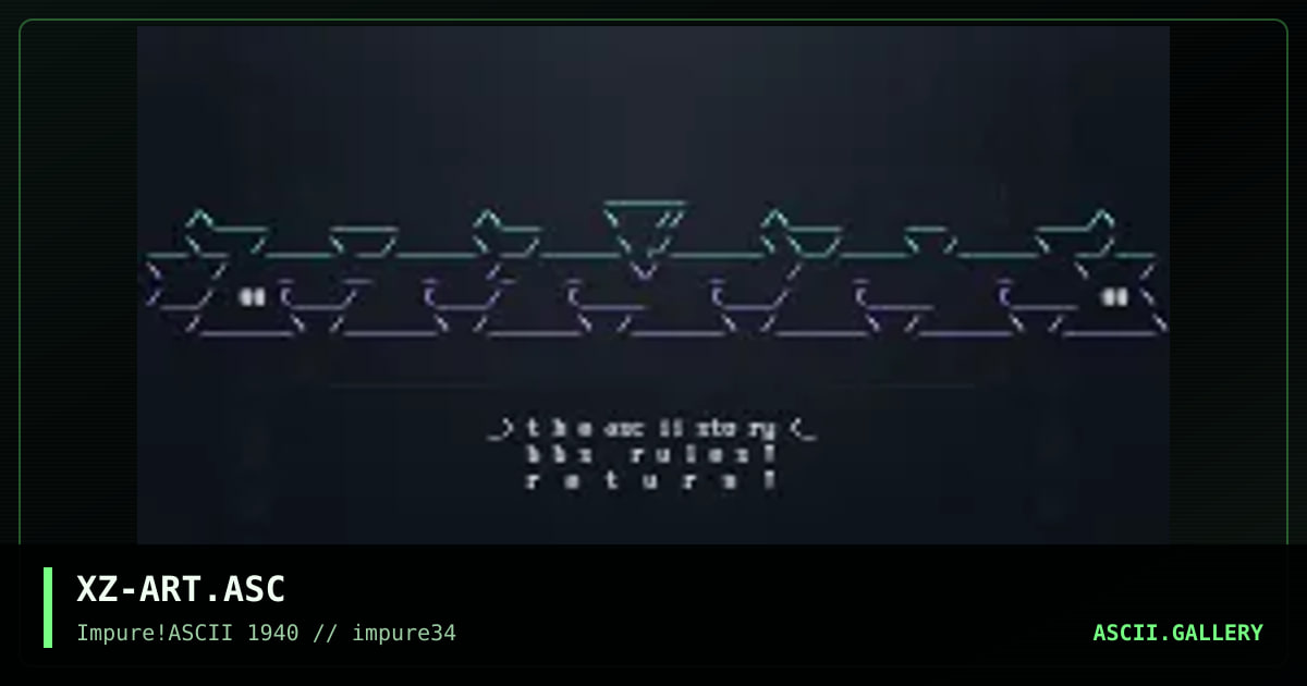 XZ-ART.ASC, by xzip, 2003