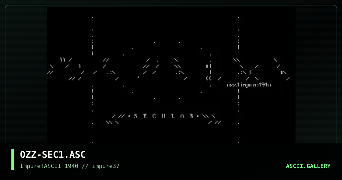 OZZ-SEC1.ASC, by ozzeth, 2003