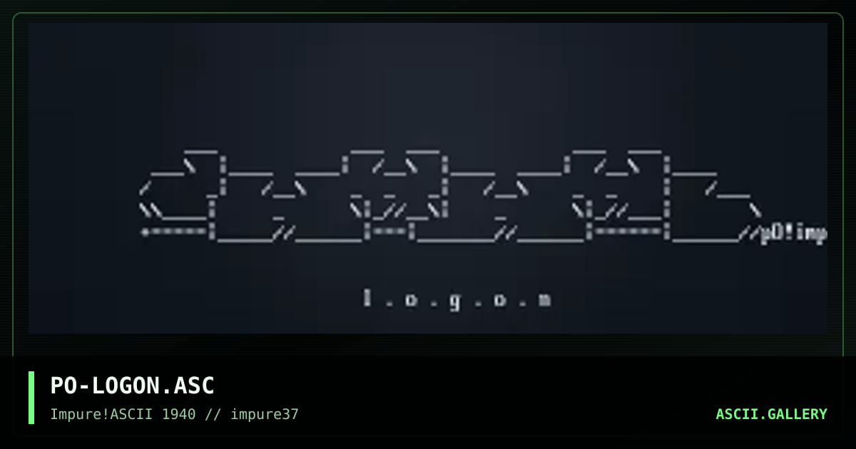 PO-LOGON.ASC, by pogue, 2003