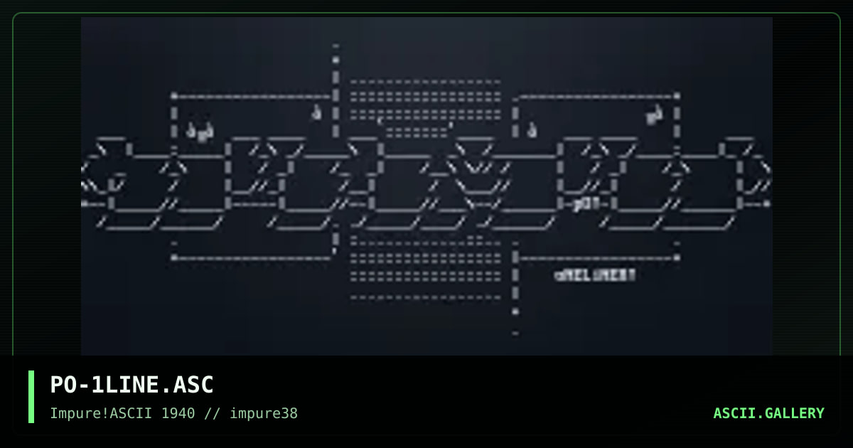 PO-1LINE.ASC, by pogue, 2003