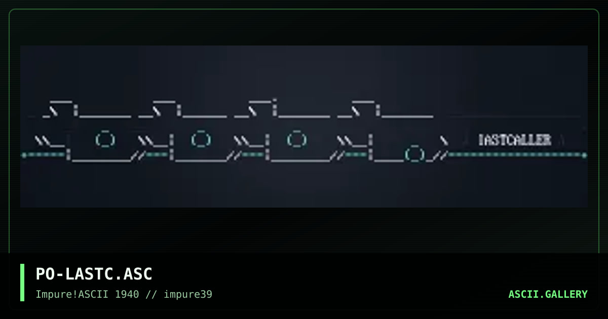 PO-LASTC.ASC, by pogue, 2003