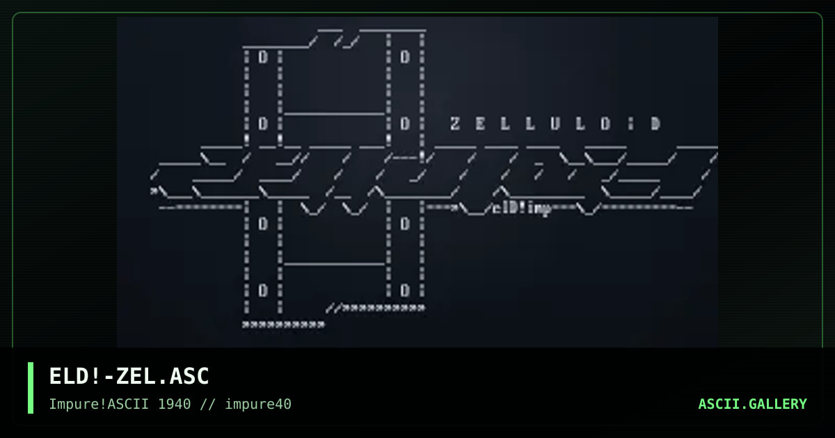 ELD!-ZEL.ASC, by elend, 2003