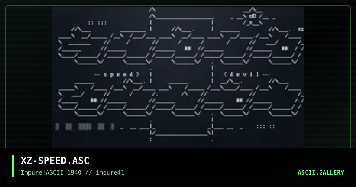 XZ-SPEED.ASC, by xzip, 2003
