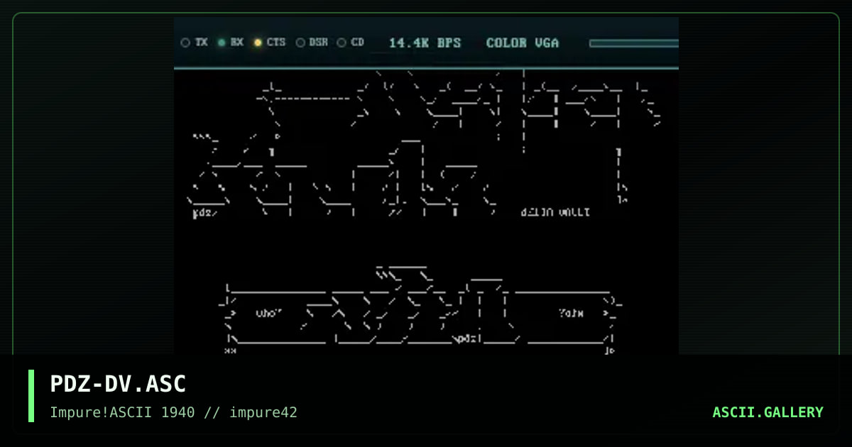 PDZ-DV.ASC, by podsi, 2003