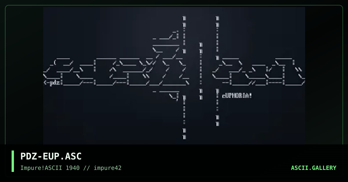 PDZ-EUP.ASC, by podsi, 2003
