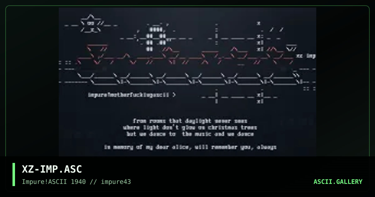 XZ-IMP.ASC, by xzip, 2003