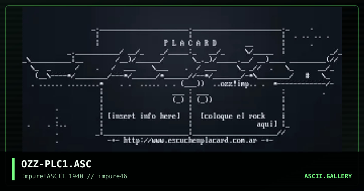OZZ-PLC1.ASC, by ozzeth, 2004