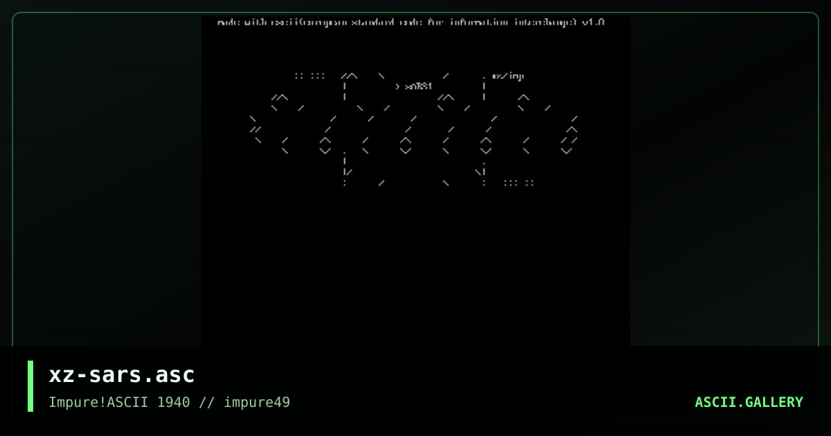 xz-sars.asc, by xzip, 2004