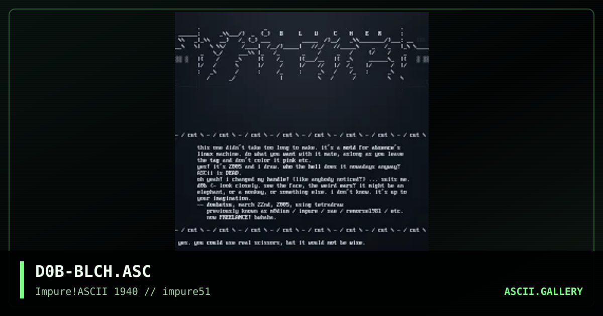 D0B-BLCH.ASC, by doubutsu, 2005