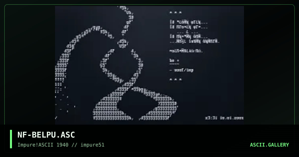 NF-BELPU.ASC, by noof, 2005