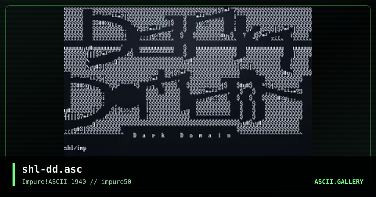 shl-dd.asc, by shadow lord, 2004