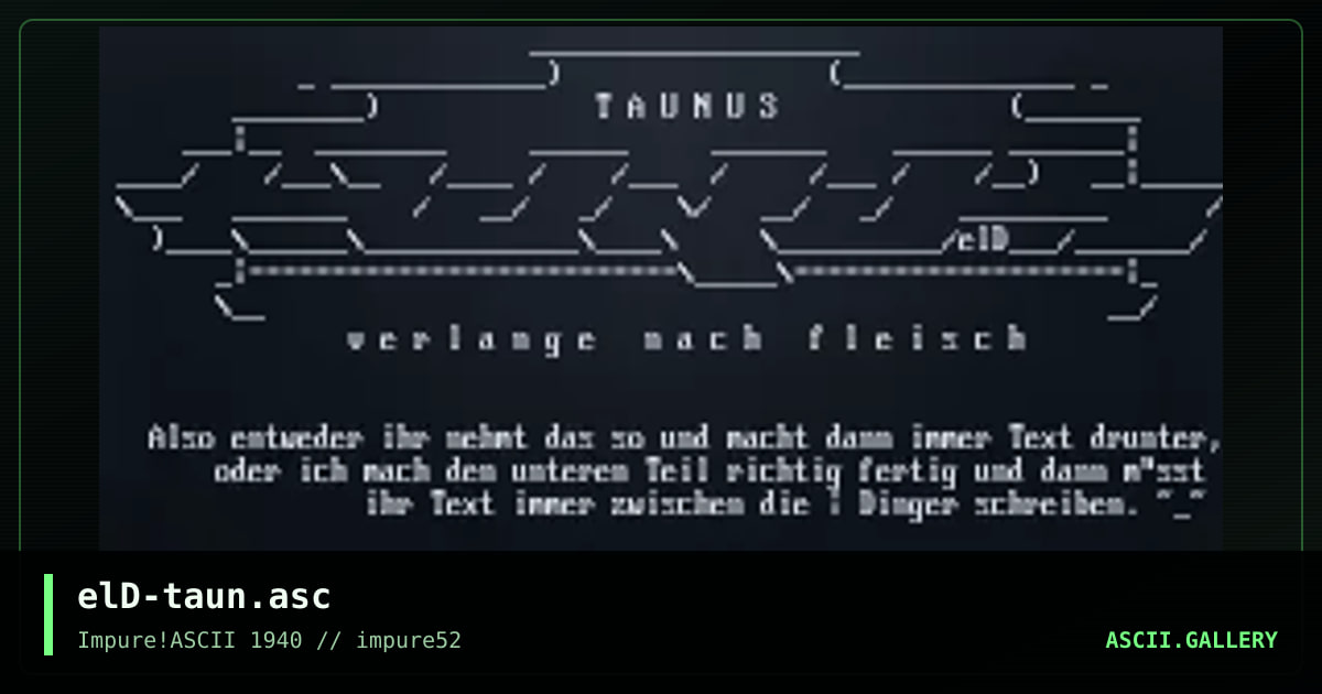 elD-taun.asc, by elend, 2006