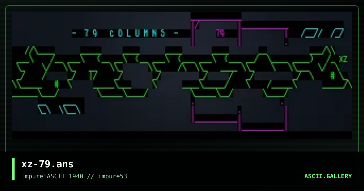 xz-79.ans, by xzip, 2014
