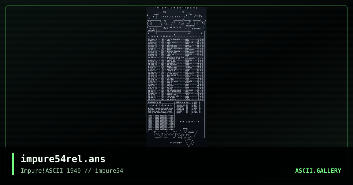 impure54rel.ans, by untagged, 2014