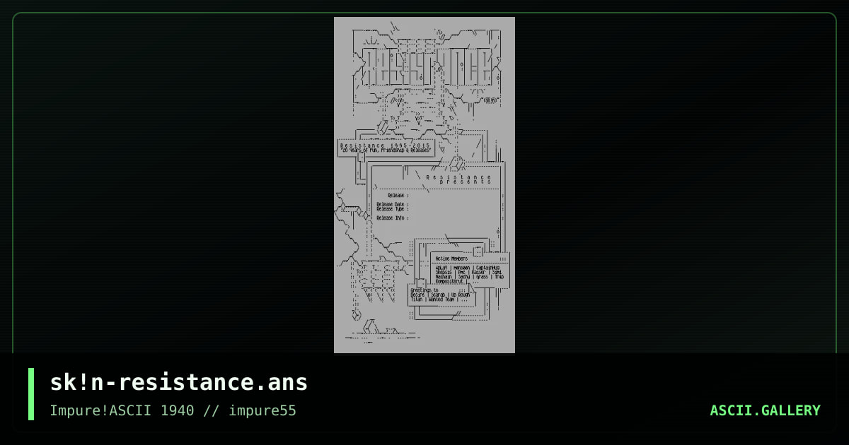 sk!n-resistance.ans, by skin, 2014