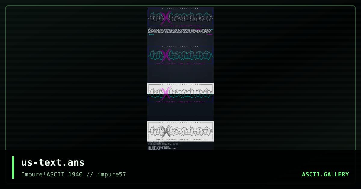 us-text.ans, by hellbeard, griskokare, 2015