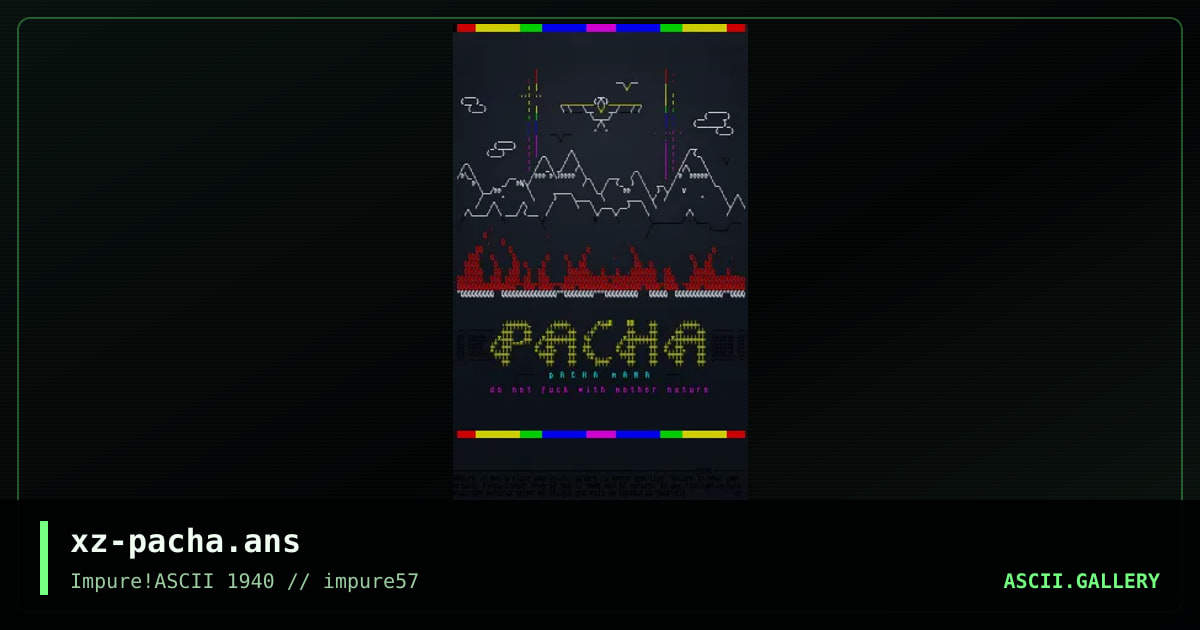 xz-pacha.ans, by xzip, 2015