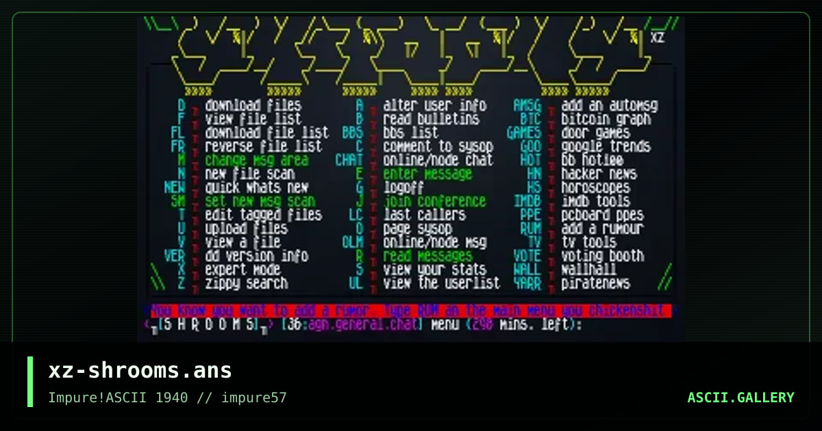 xz-shrooms.ans, by xzip, 2015