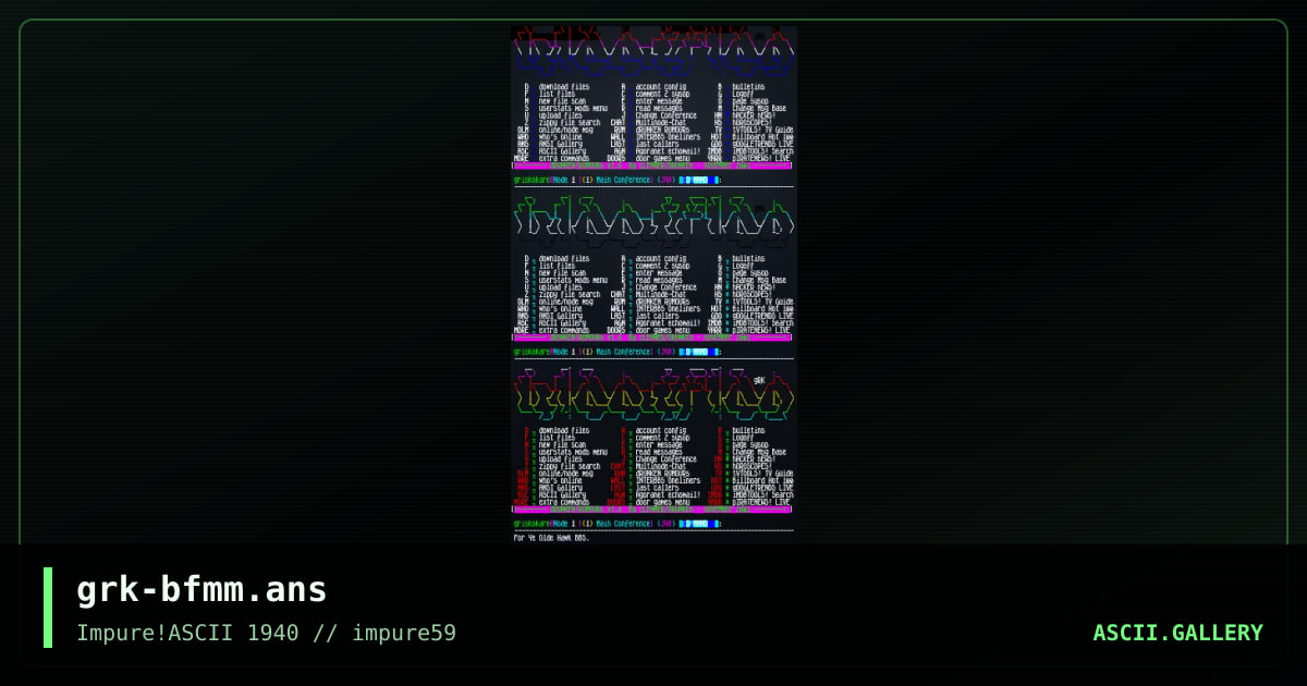 grk-bfmm.ans, by griskokare, 2015