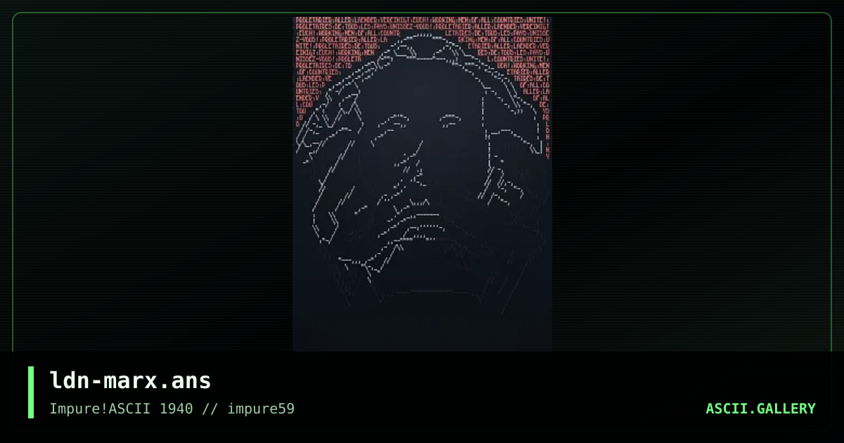 marx, by lord nikon, 2015