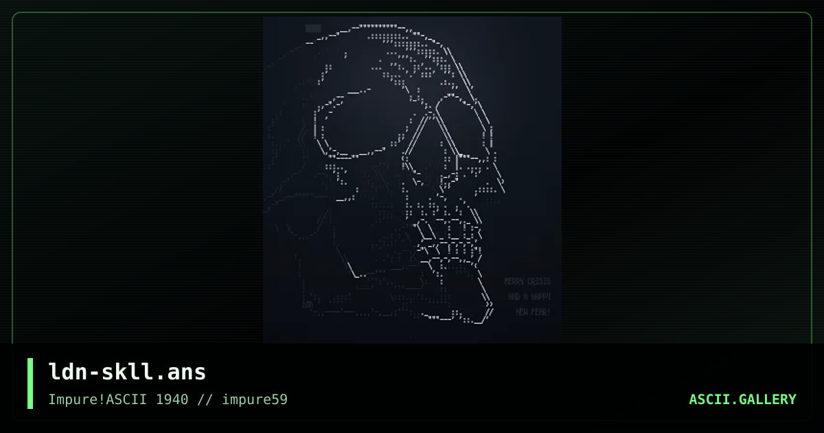 impure skull, by lord nikon, 2015