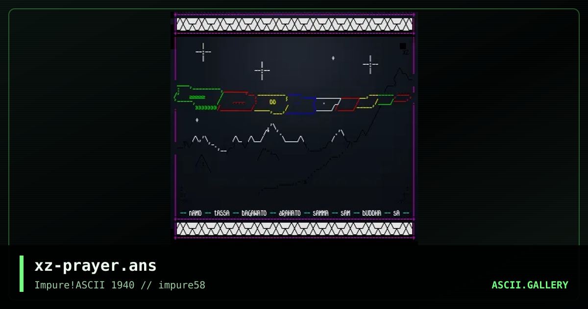 xz-prayer.ans, by xzip, 2015