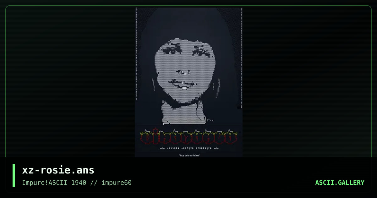 xz-rosie.ans, by xzip, 2016