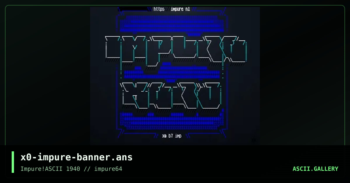banner, by xer0, 2017