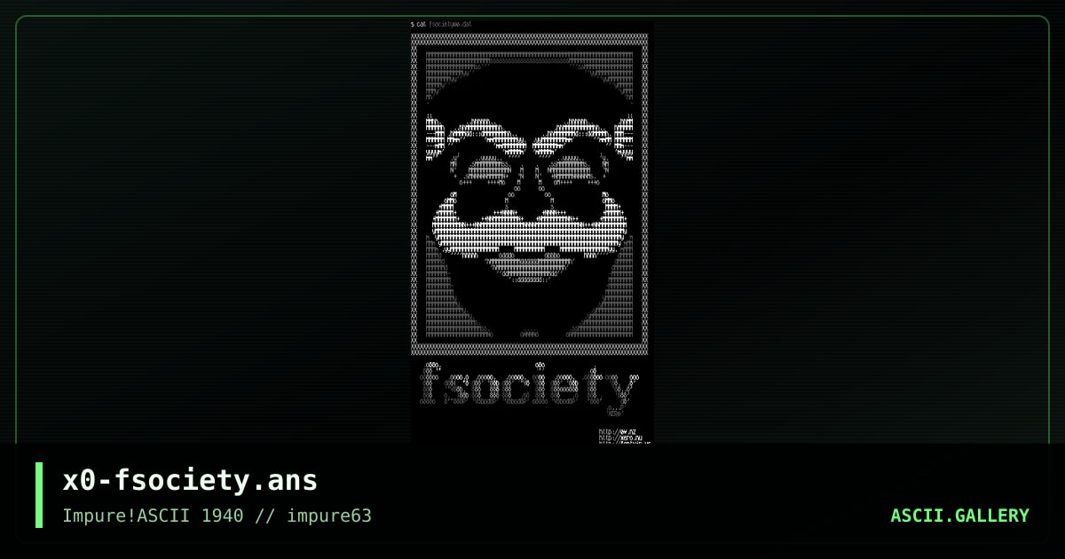 fsociety, by xer0, 2016