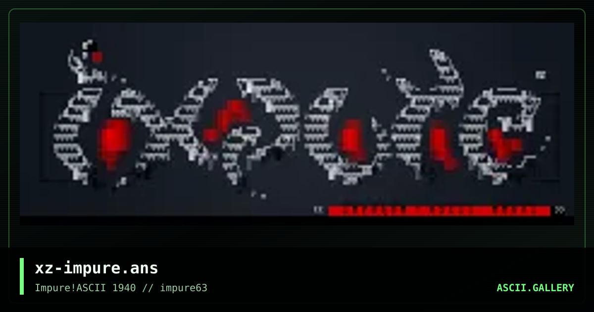 xz-impure.ans, by hellbeard, 2016