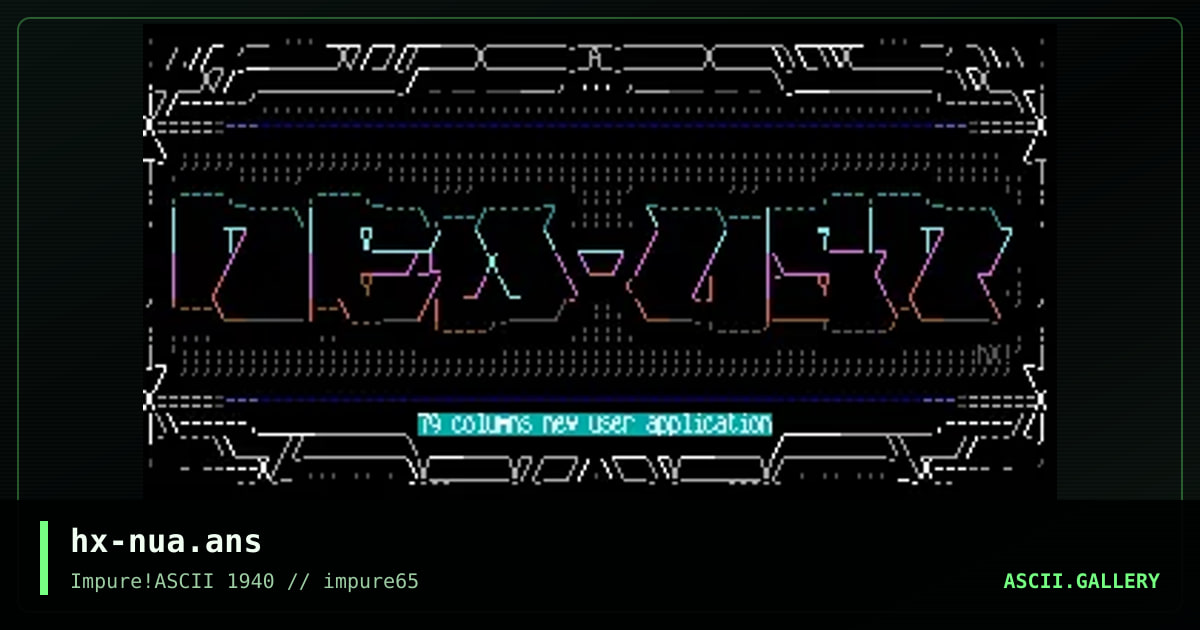 new user application, by haliphax, 2017