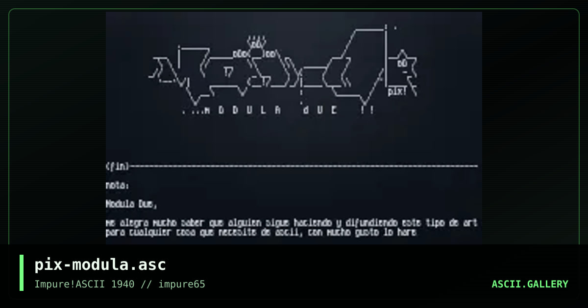 pix-modula.asc, by pix, 2017