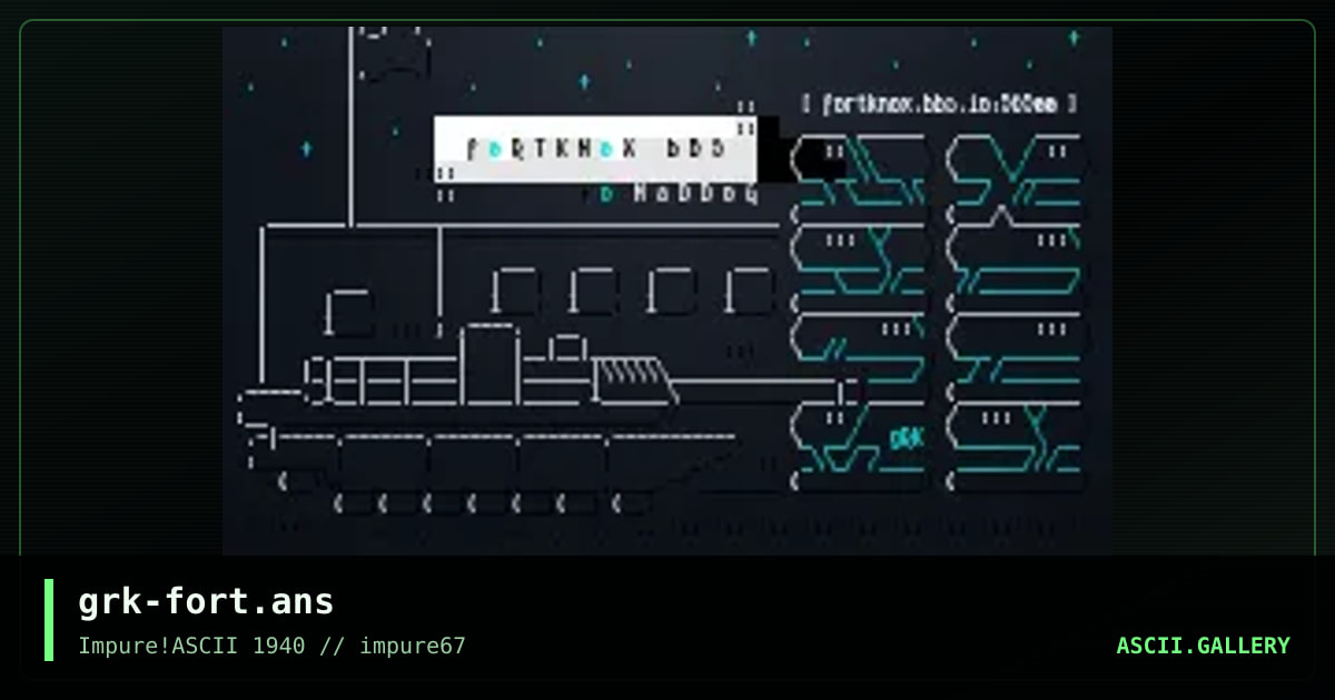 grk-fort.ans, by griskokare, 2017