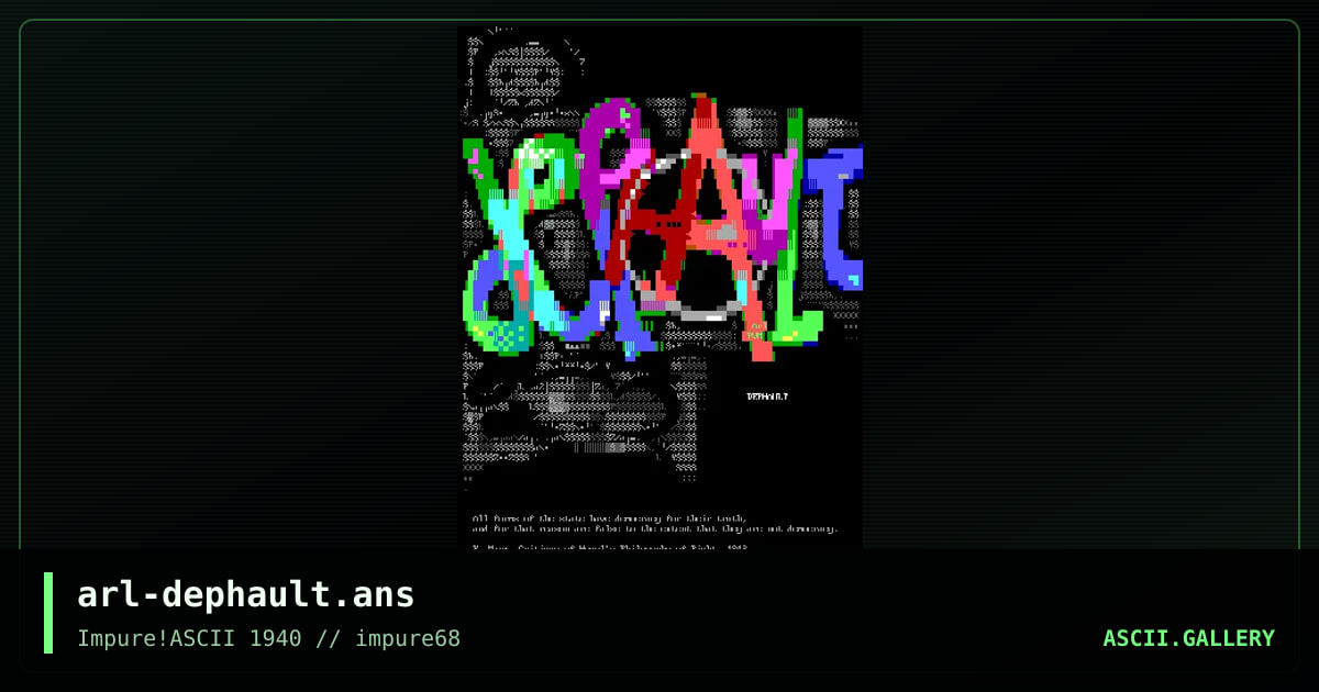 arl-dephault.ans, by arlequin, 2018