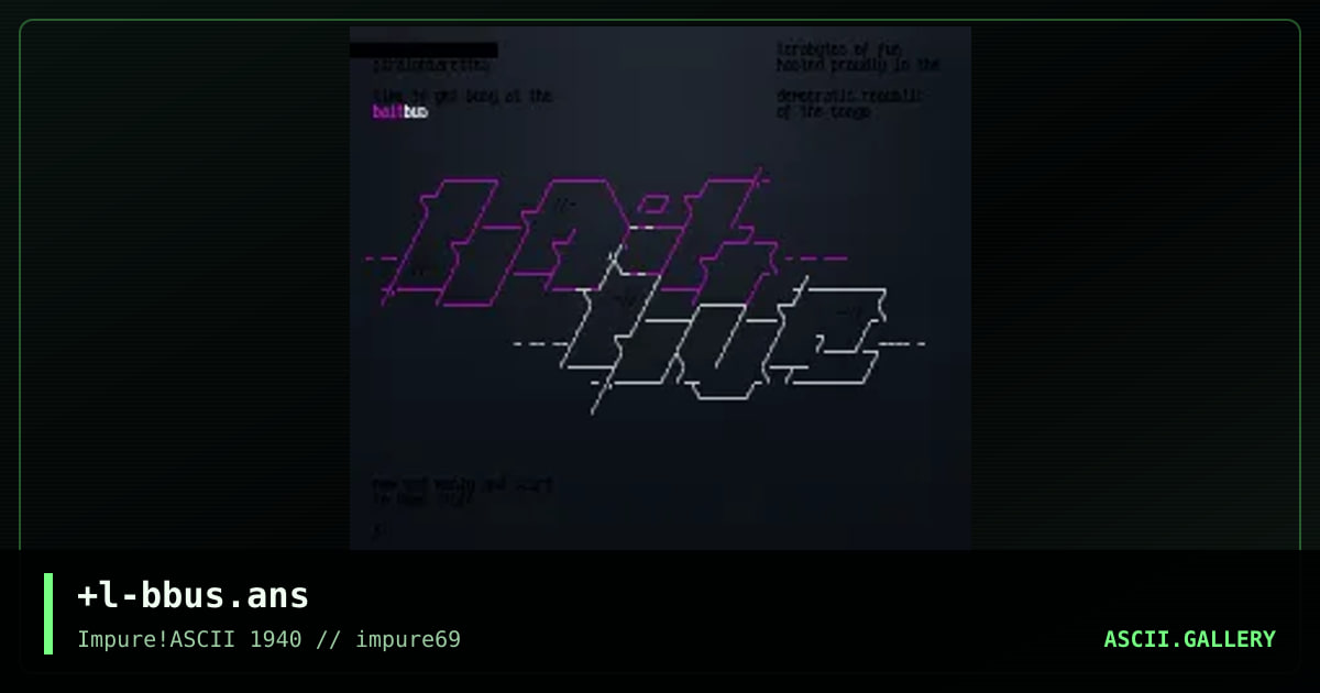 +l-bbus.ans, by 2o, 2018