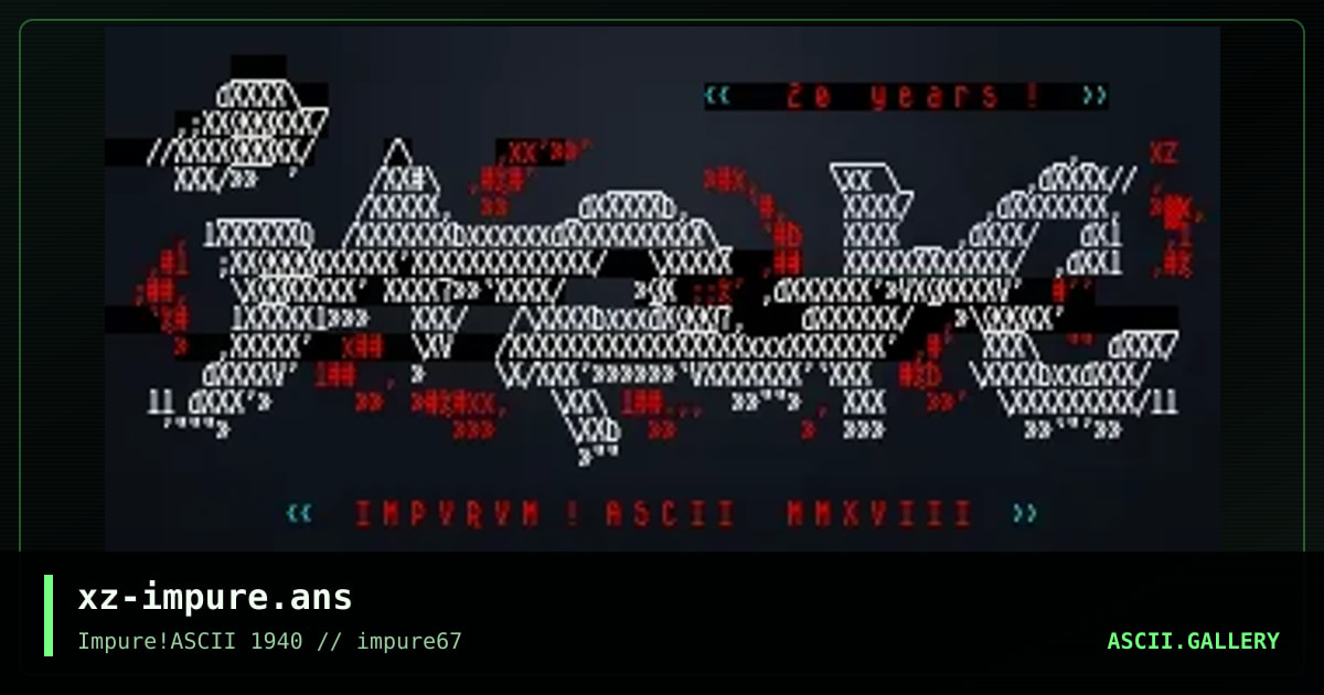 xz-impure.ans, by hellbeard, 2017