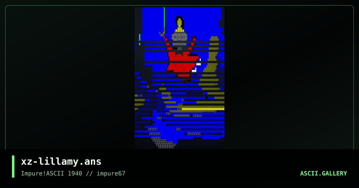 xz-lillamy.ans, by hellbeard, 2017