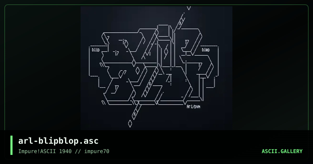 arl-blipblop.asc, by arlequin, 2018