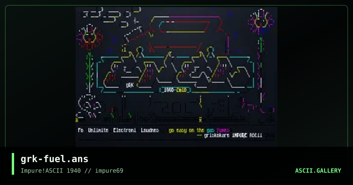 grk-fuel.ans, by griskokare, 2018