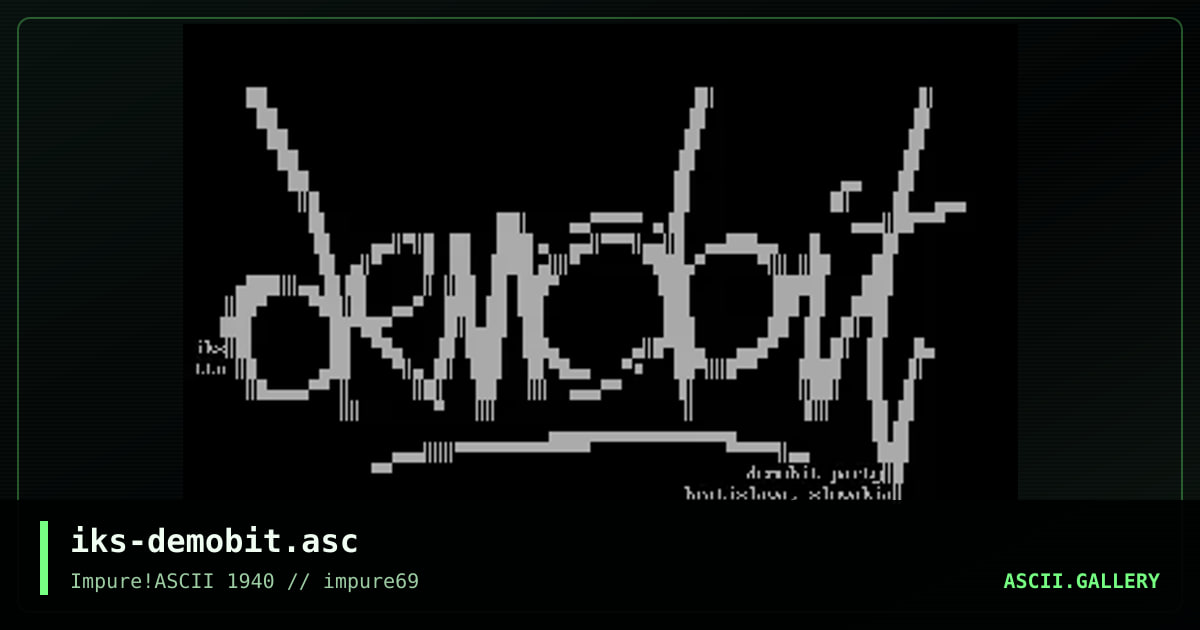 iks-demobit.asc, by irokos, 2018